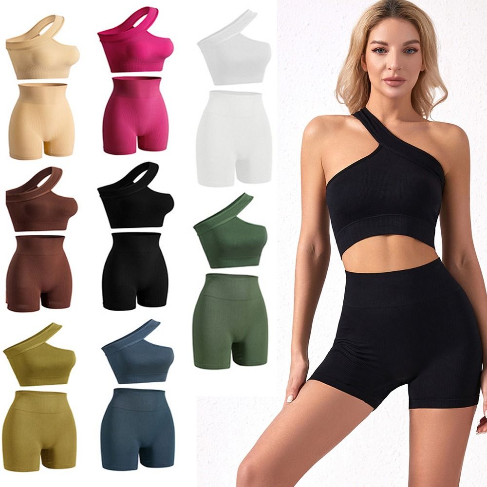 Conjunto Deportivo Casual de 2 - Tank Top Ribbed reseña y precio