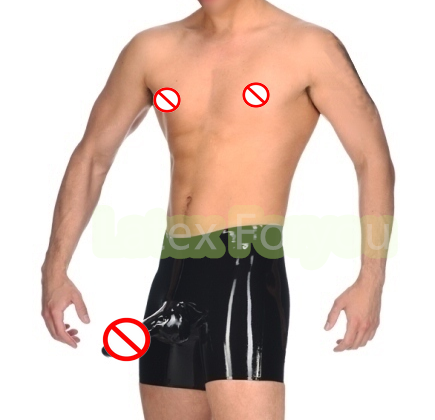 Ropa interior de látex para ho - Pouch Boxer Pouch reseña y precio